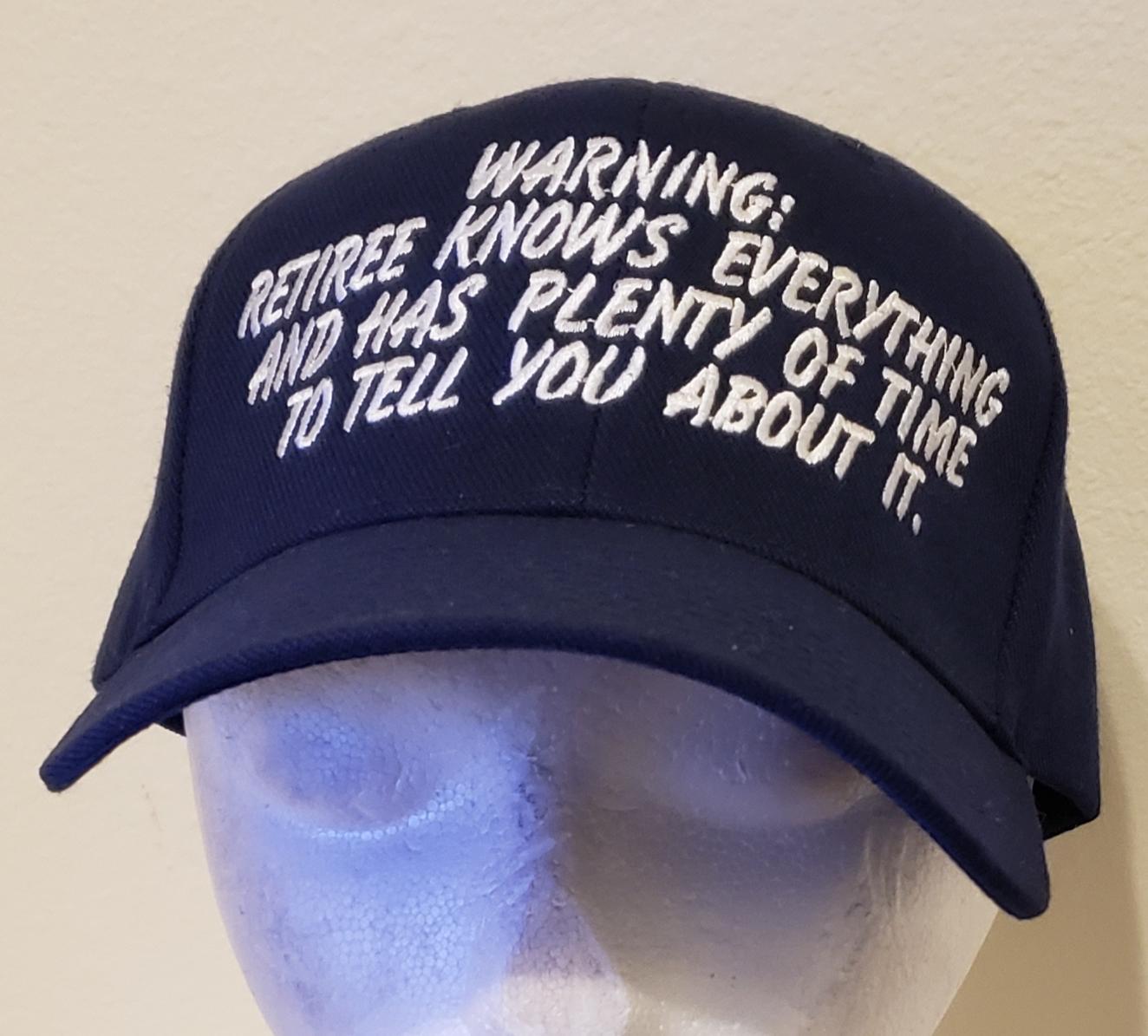 Warning: Retiree (Text)