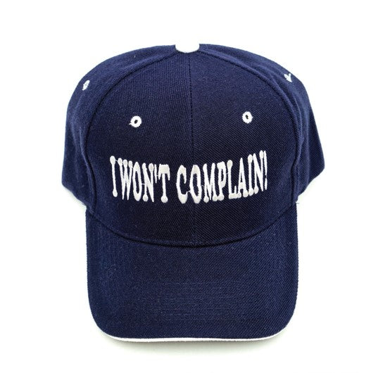 I Won't Complain