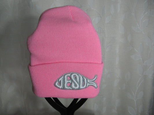 Jesus Rainbow Fish Watch Cap