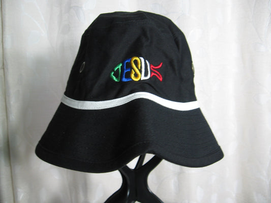 Jesus Rainbow Fish Bucket Hat