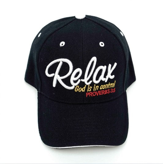 Relax God is in Control Hat